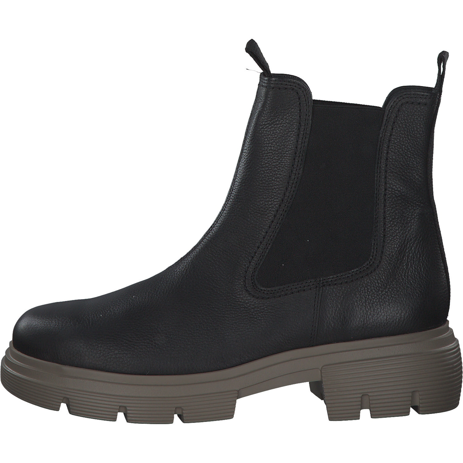 Paul Green 9894, Chelsea Boots, Damen, black/fango