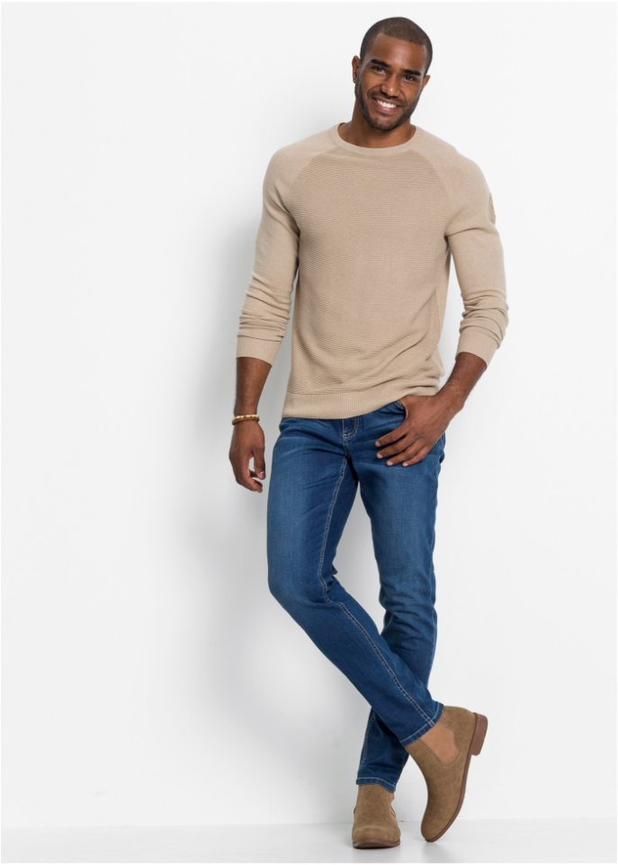 Regular Fit Stretch-Jeans, Tapered