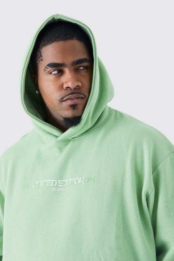 Plus kastiger Oversize Limited Hoodie