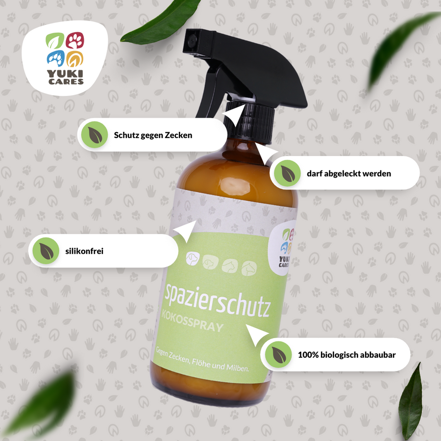 Yuki Cares Floh- & Zeckenmittel Yuki Cares Anti Zecken Spray für Hunde