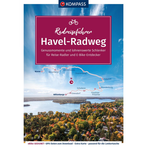 KOMPASS RADREISEFÜHRER HAVEL-RADWEG - Radwanderführer