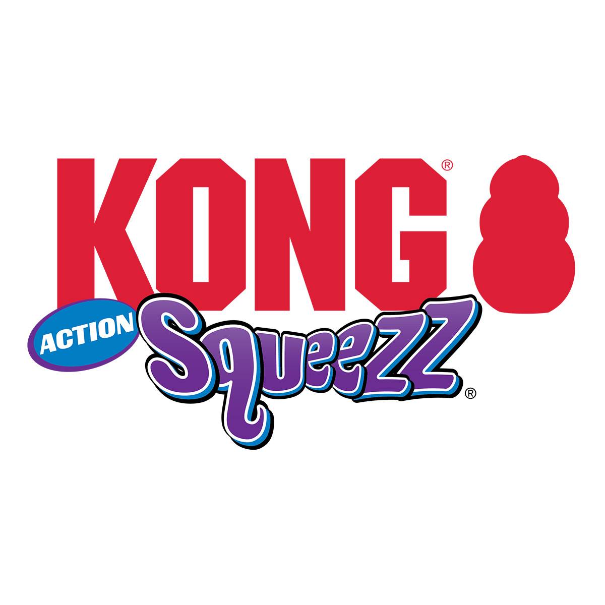 KONG Hundespielzeug Squeezz Action Ball M kaufen bei ZooRoyal