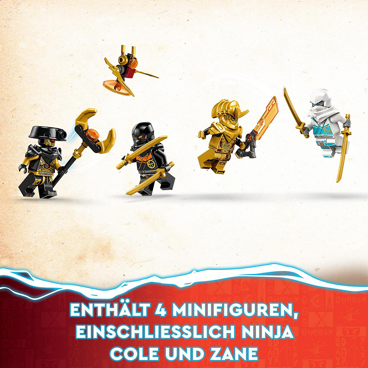 LEGO® Ninjago 71791 Zanes Drachenpower-Spinjitzu-Rennwagen