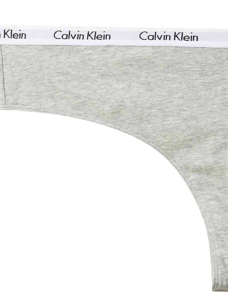 PLUS SIZE String mit Stretch-Anteil in mittelgrau meliert