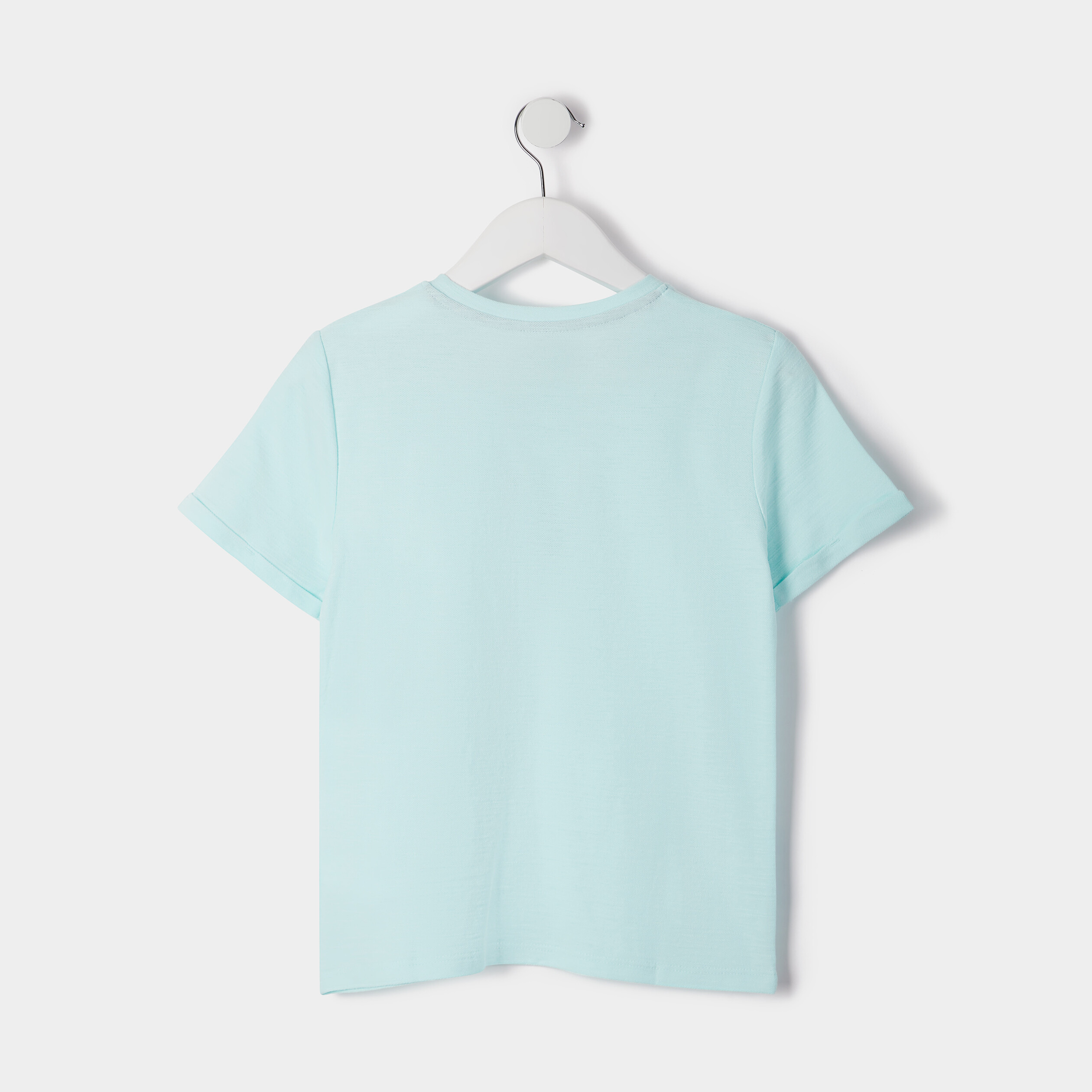 T-shirt manches courtes bleu clair garçon | La Halle