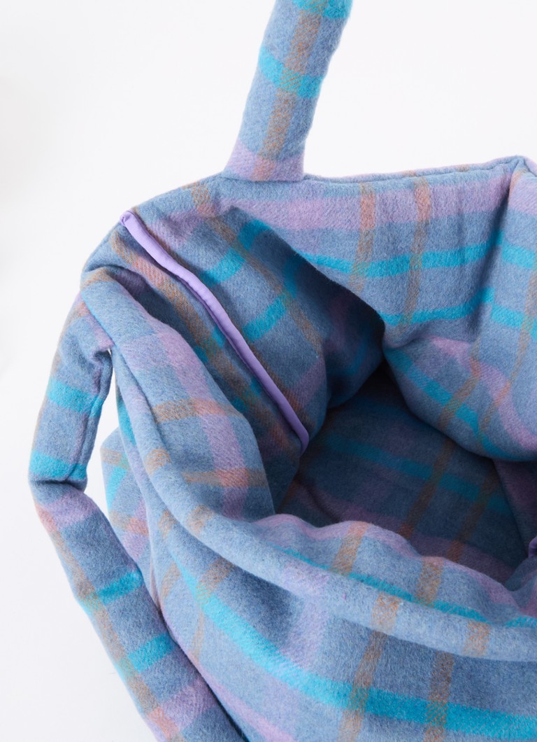 Studio Noos Mom-Bag in wool blend with checked design