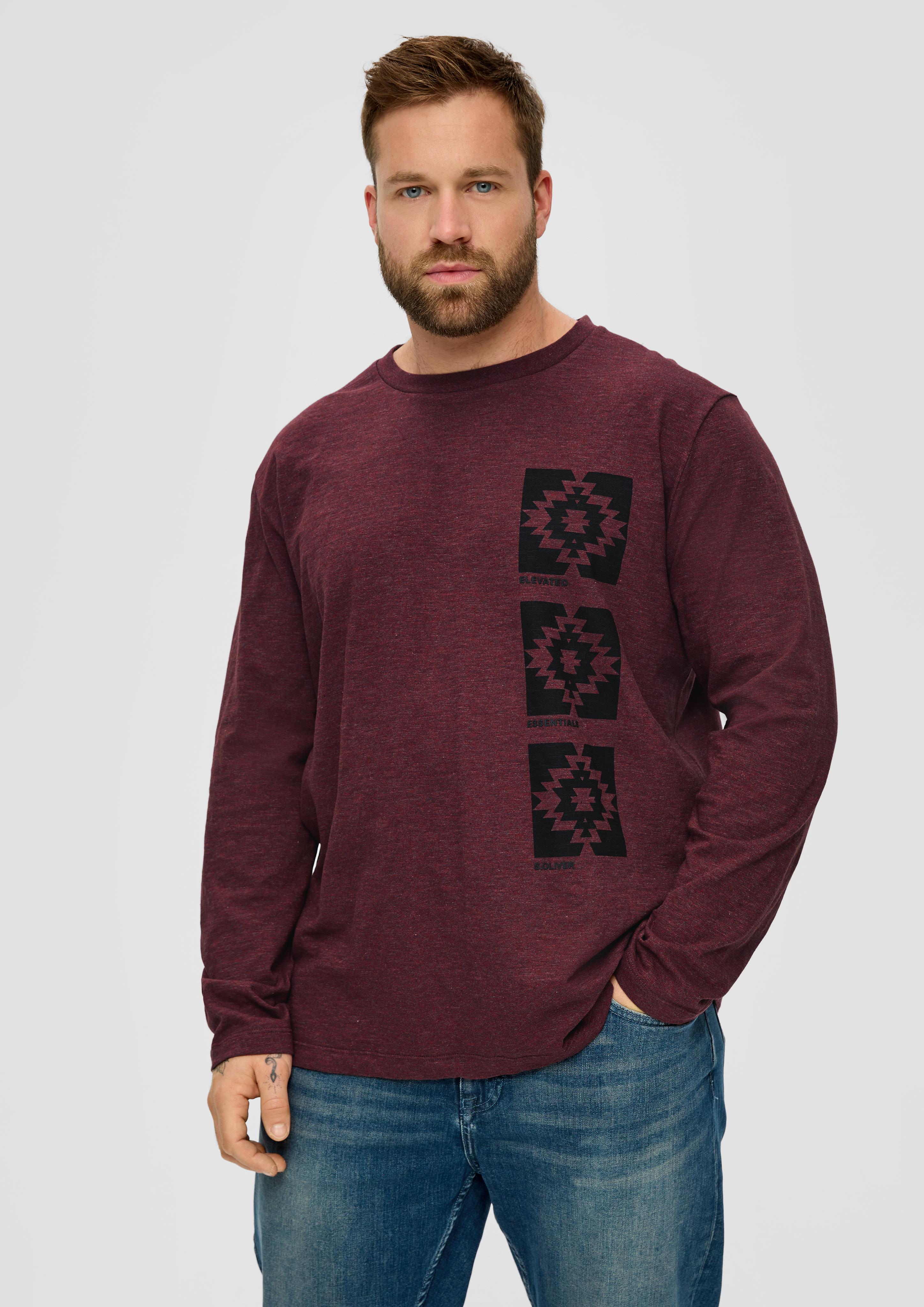 Longsleeve mit gummiertem Grafik-Print  2143253-39D1