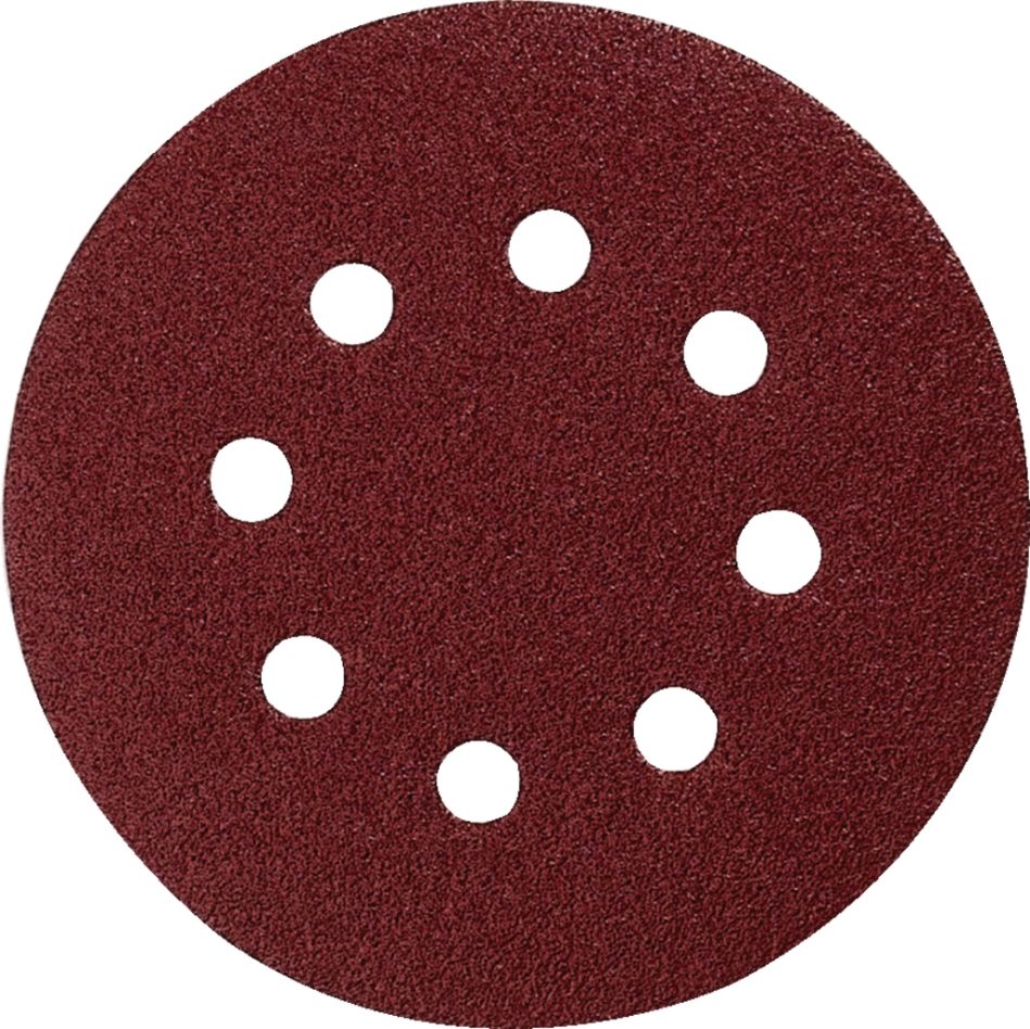 Accessoires Makita P-43533 Disque de ponçage 125 mm Grain 40 ROUGE 10 pièces.
