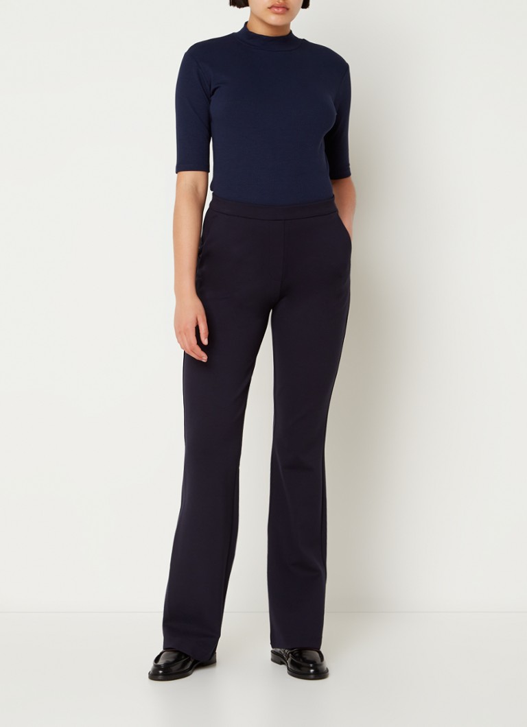Pantaloni svasati a vita alta Modström Tanny con elasticità