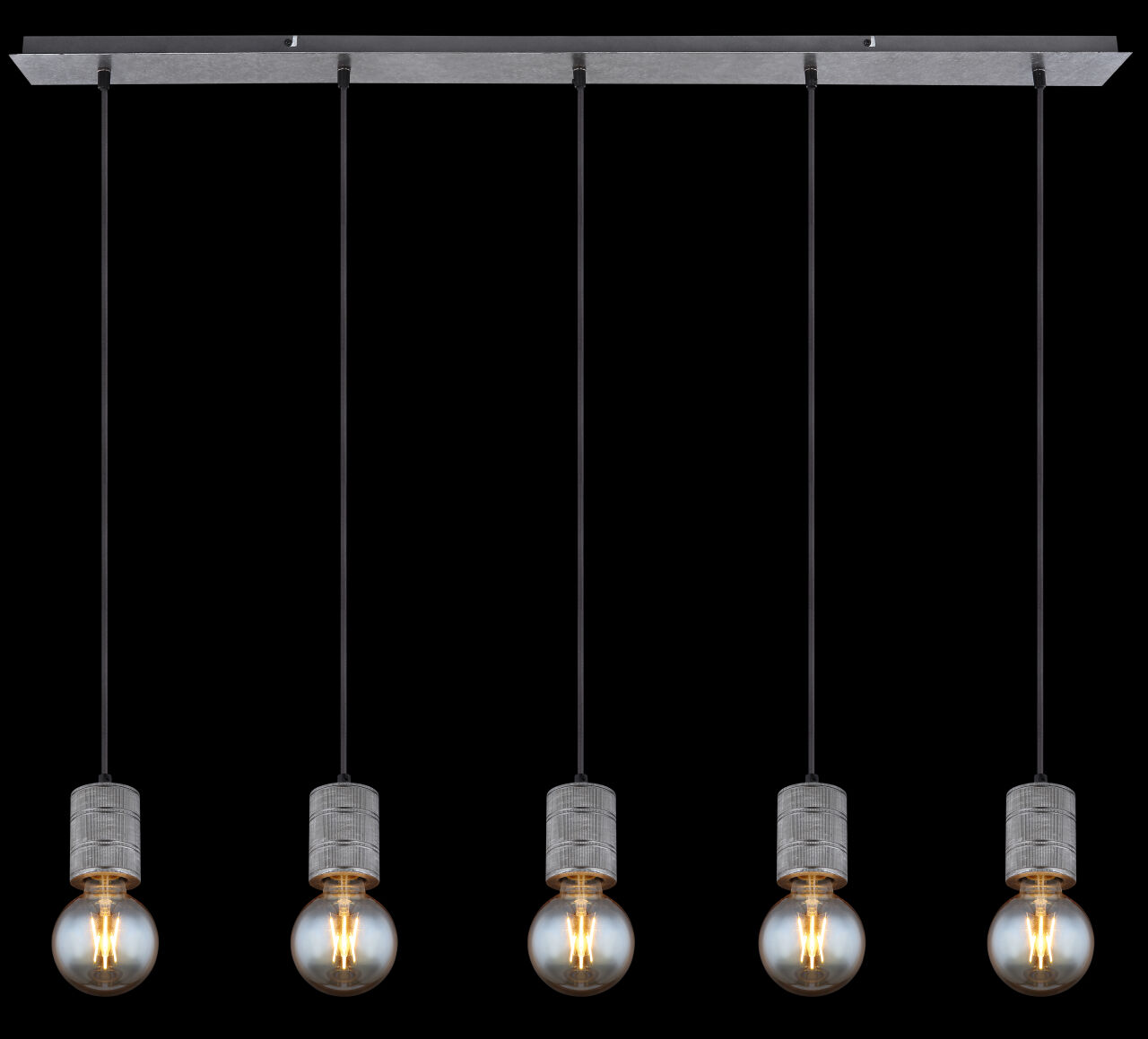 Globo Lighting - FREDDY - Hängeleuchte Metall silber, 5x E27