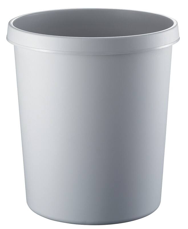 helit Papierkorb Polyethylen Hellgrau 41 cm
