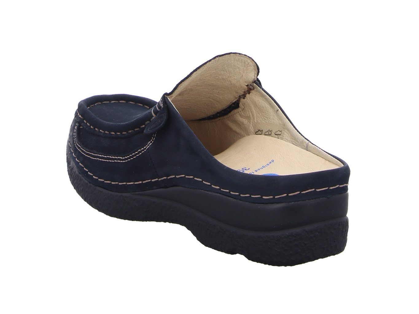 WOLKY Roll-Slide blue Clog