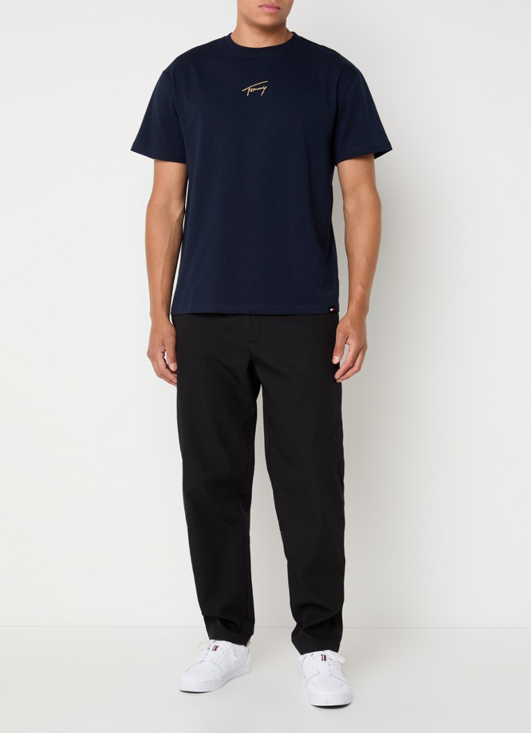 Tricou Tommy Hilfiger cu logo brodat