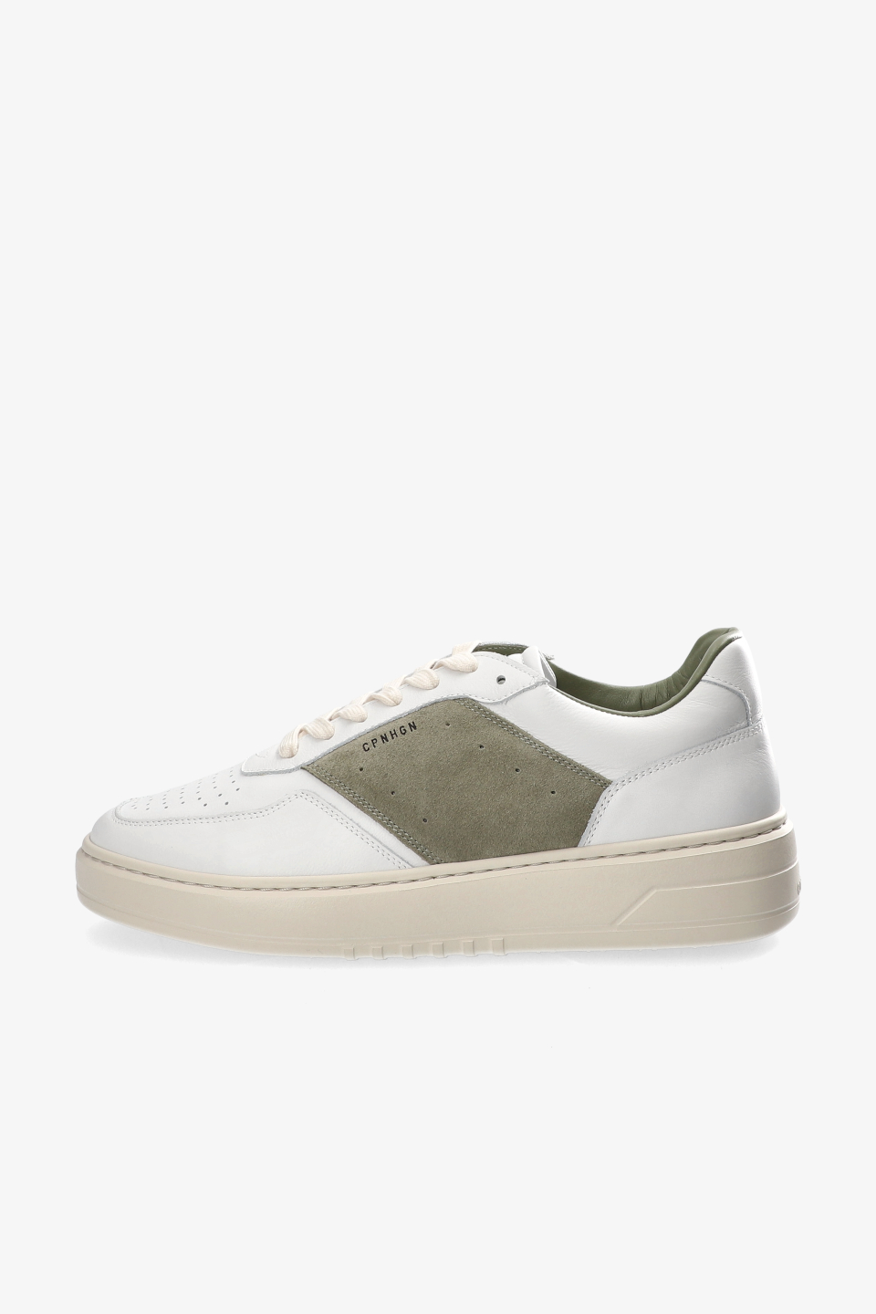 CPH1M leather mix white/olive