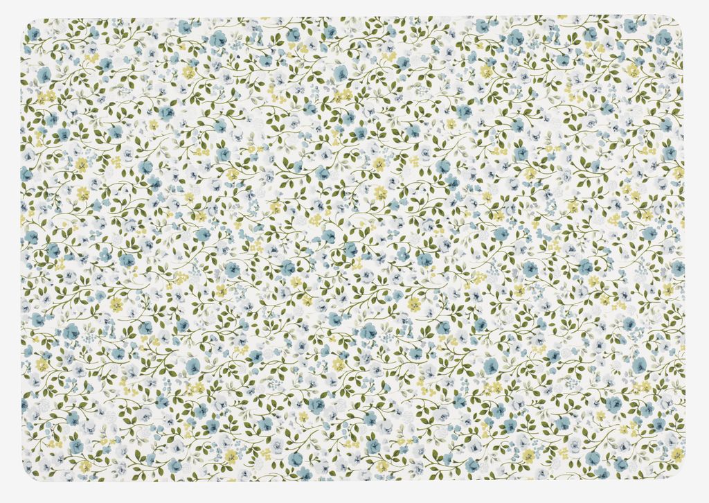 Dessous de verre FLORA FLORA 33x42 bleu et blanc