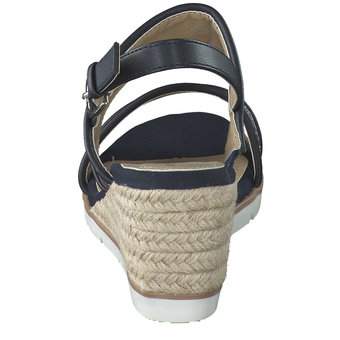 Tom Tailor Keilsandale in blau