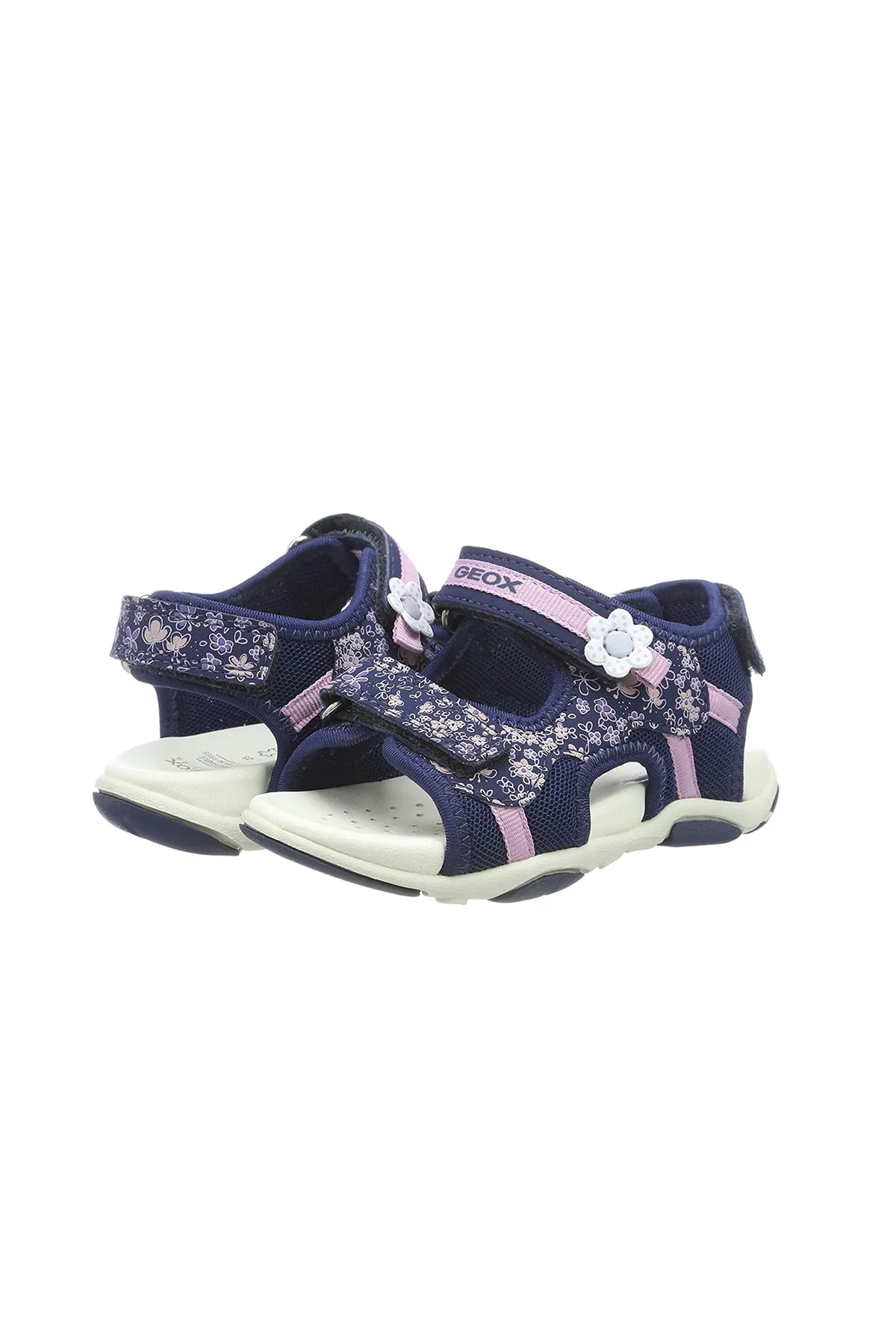 Geox  Sandalette - Blau - Flacher Absatz