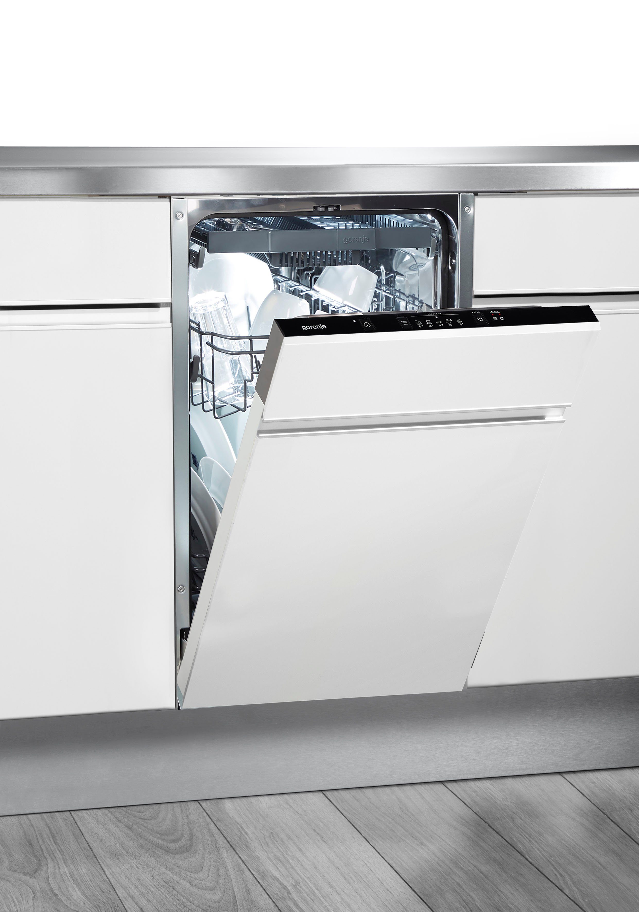 GORENJE vollintegrierbarer Geschirrspüler, GV520E10, 11 Maßgedecke