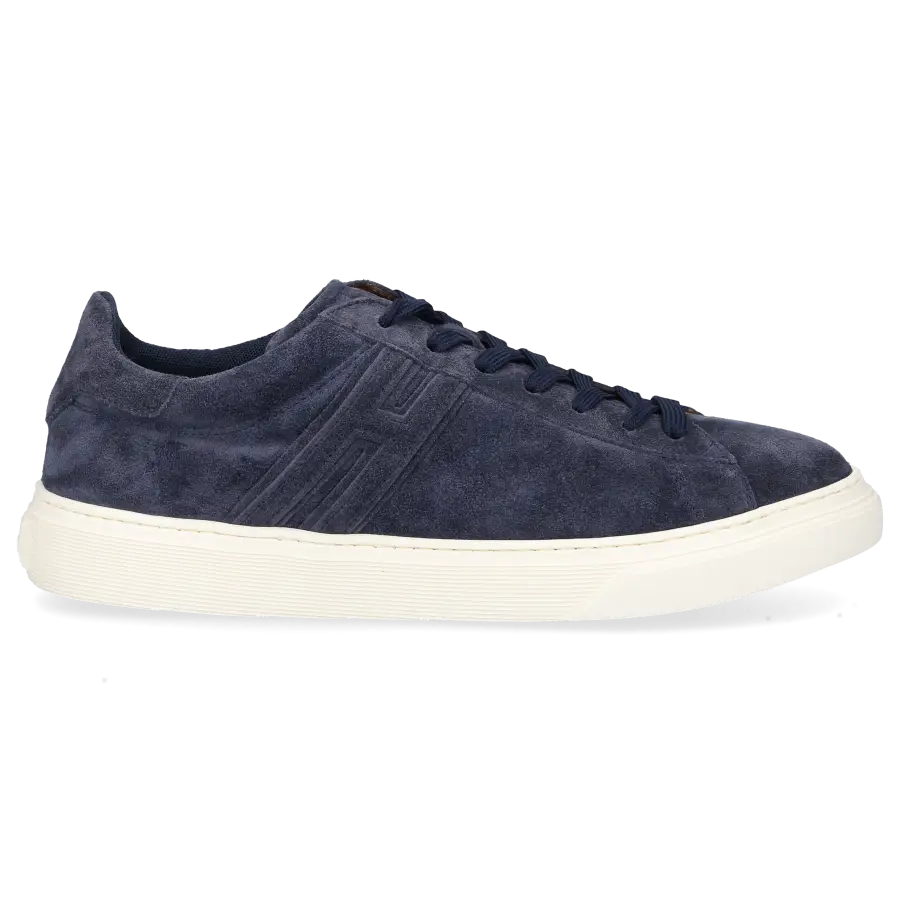 Hogan - Sneaker low H365 Veloursleder - blau