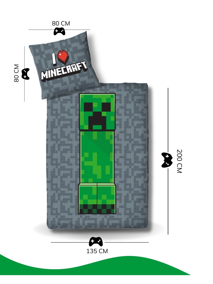 Minecraft Bettwäsche-Set Biber 