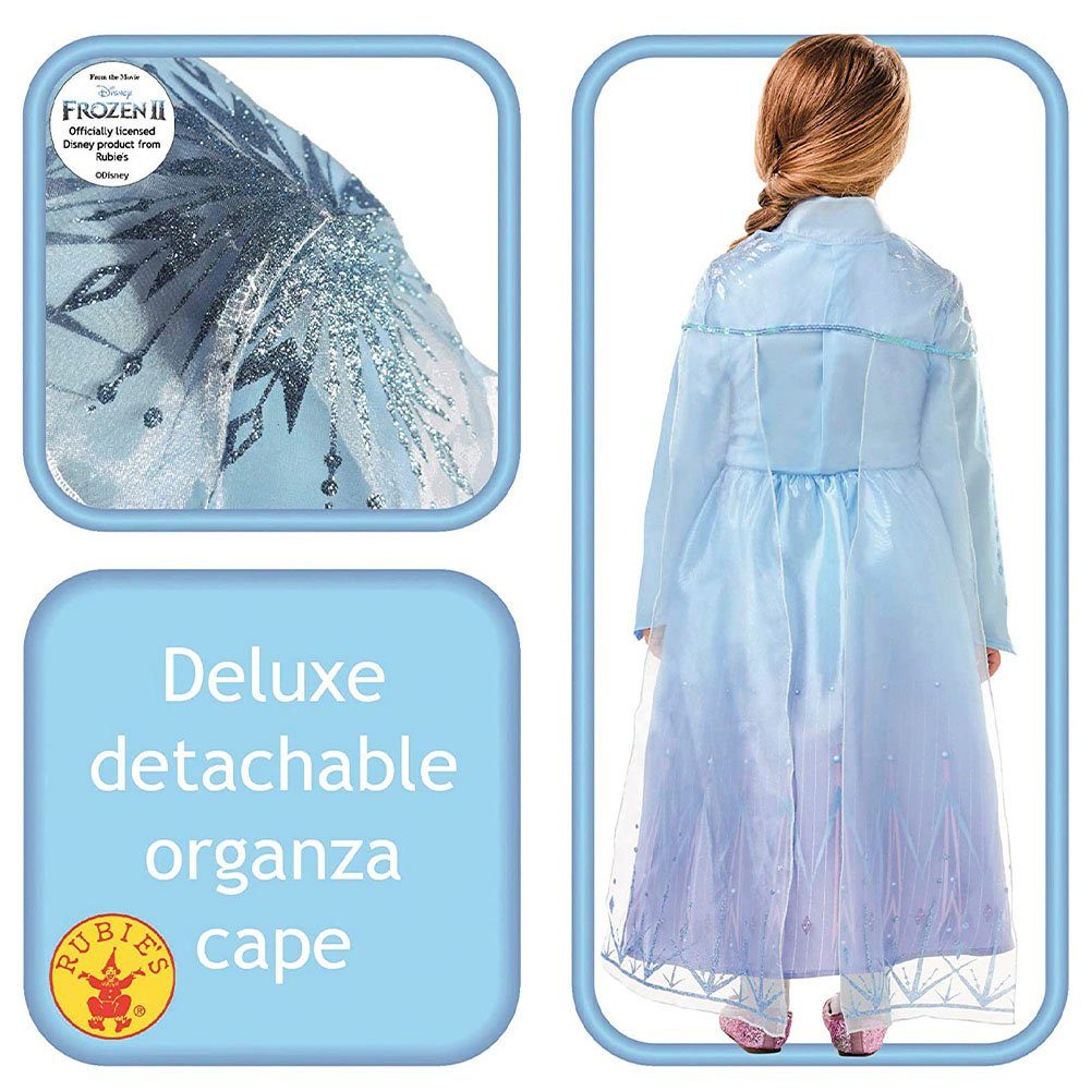 Rubie´s Kostüm Elsa Eiskönigin Kinderkostüm, Frozen 2 Kostüm, Elsa Kleid Kinderkostüm L
