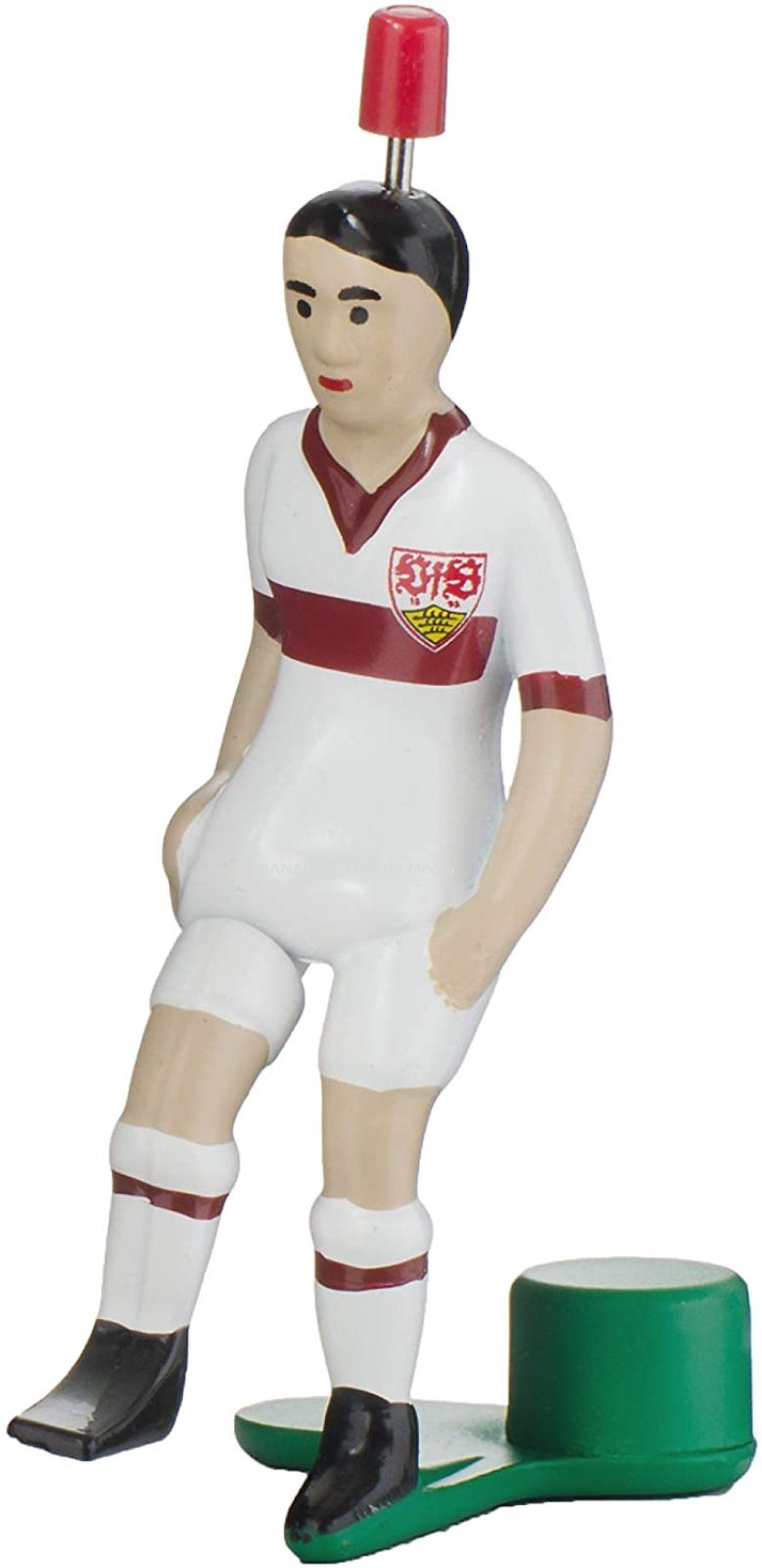 Tipp-Kick Tischfußballspiel Top Kicker VfB STUTTGART Figur Spieler KLASSIK WEISS mit Fussball