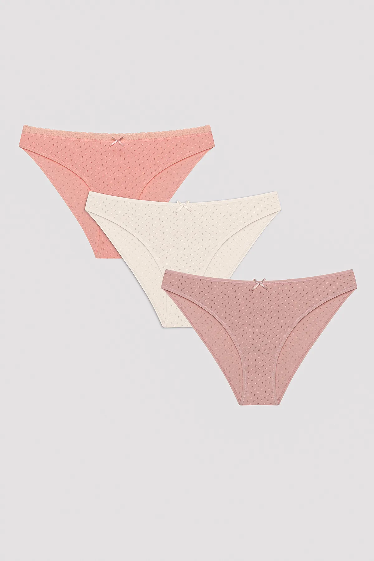 Penti  Coral Vibes – Mehrfarbiges 3-teiliges Slip-Höschen