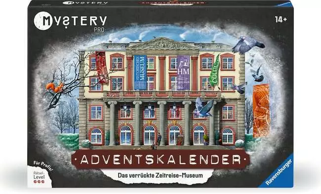 Mystery Adventskalender PRO - Das verrückte Zeitreisemuseum - Kinderspiel ab 14 Jahren