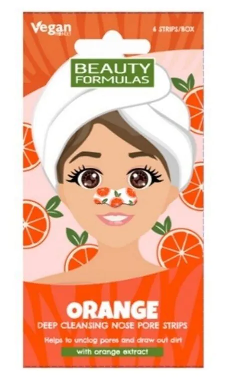 Beauty Formulas Diepreinigende Neusstrips Oranje