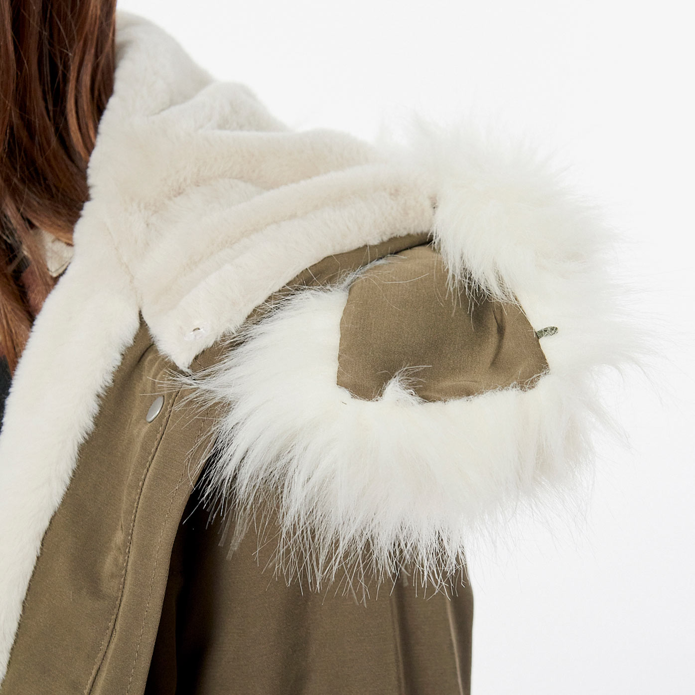 DORIS  Parka kaki Femme