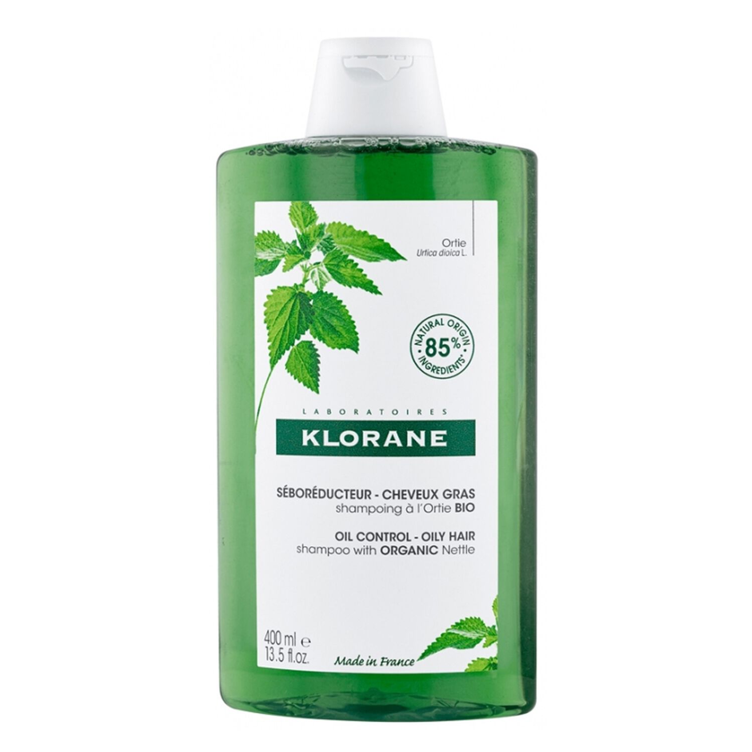 Klorane Shampoing Séboreducteur à l'Ortie Bio - Cheveux Gras