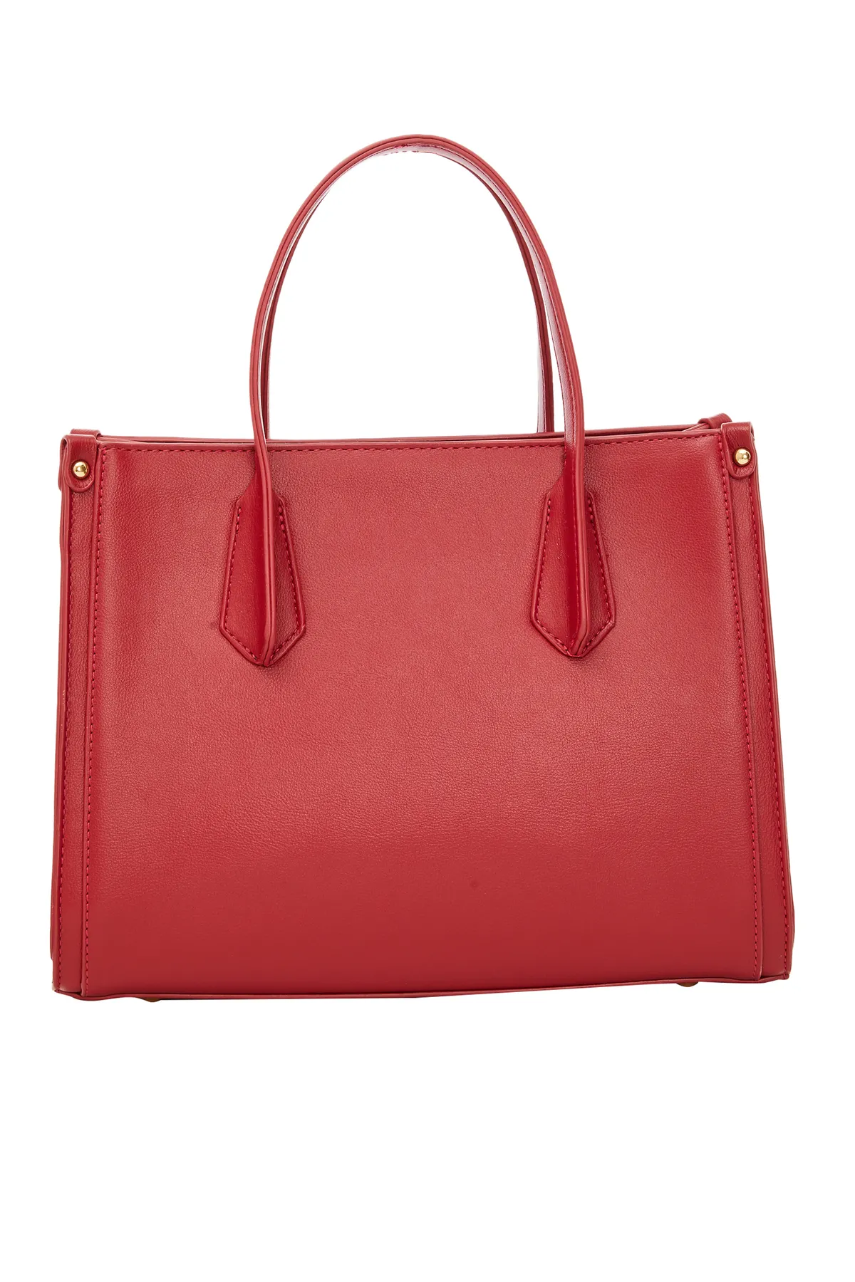 USHA  Handtasche - Rot - Unifarben