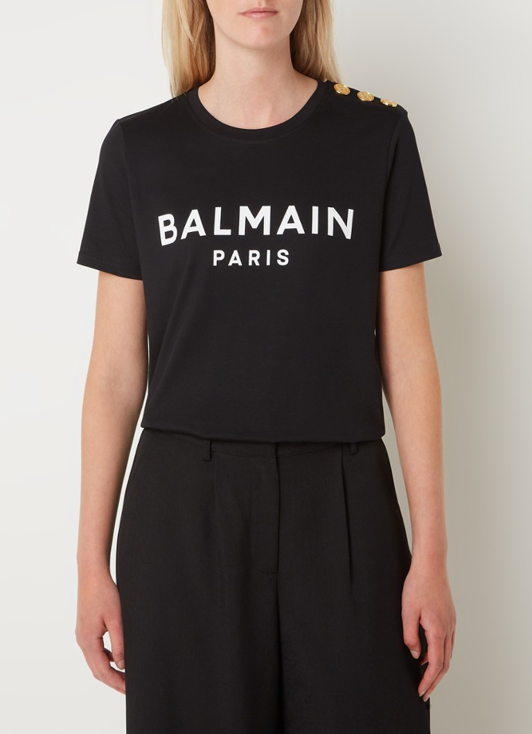 Tricou Balmain cu logo imprimat