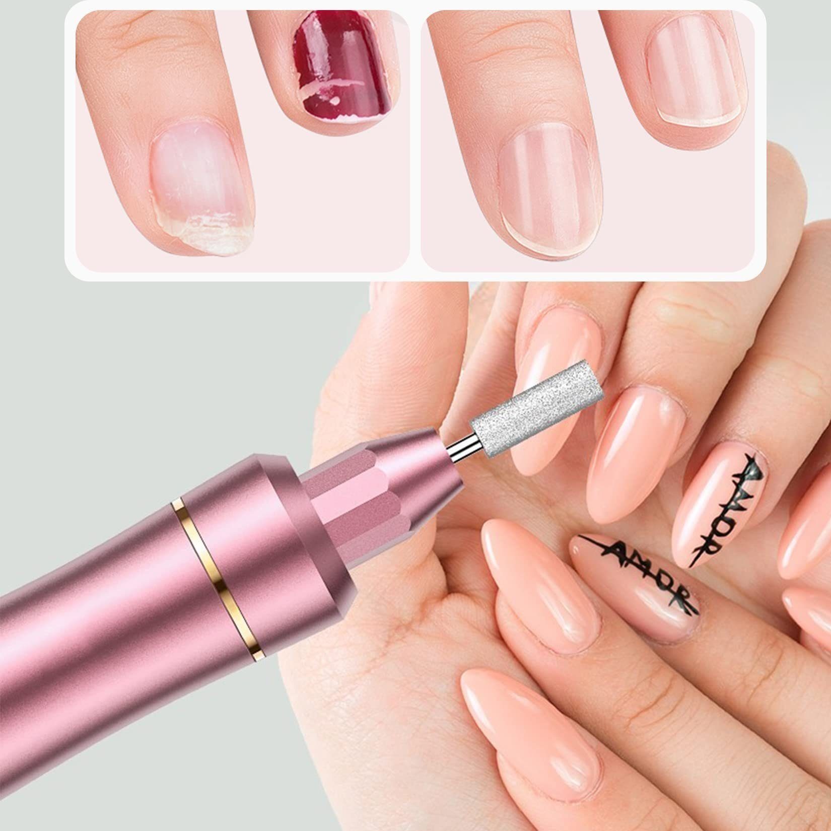 Directin Polierfeile Nagelfräser Bits 30 Stück Professioneller Nagelfräser Aufsätze Aus, Nagelfräser Aufsätzeaus Entfernen Gel Acryl Nagelhaut