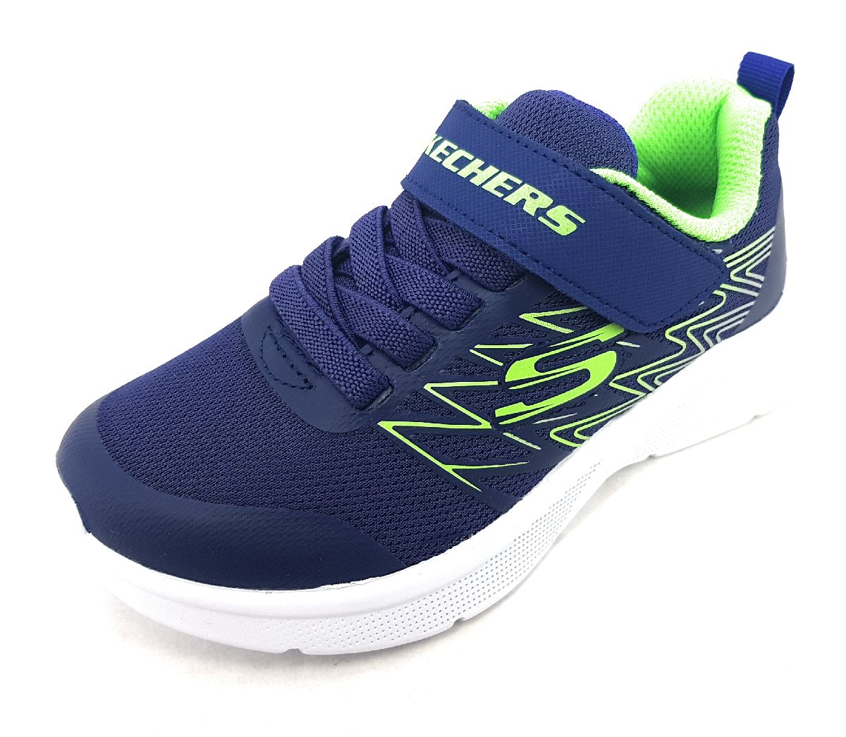 Skechers Microspec 403770L NVLM Blau NVLM navy/lime