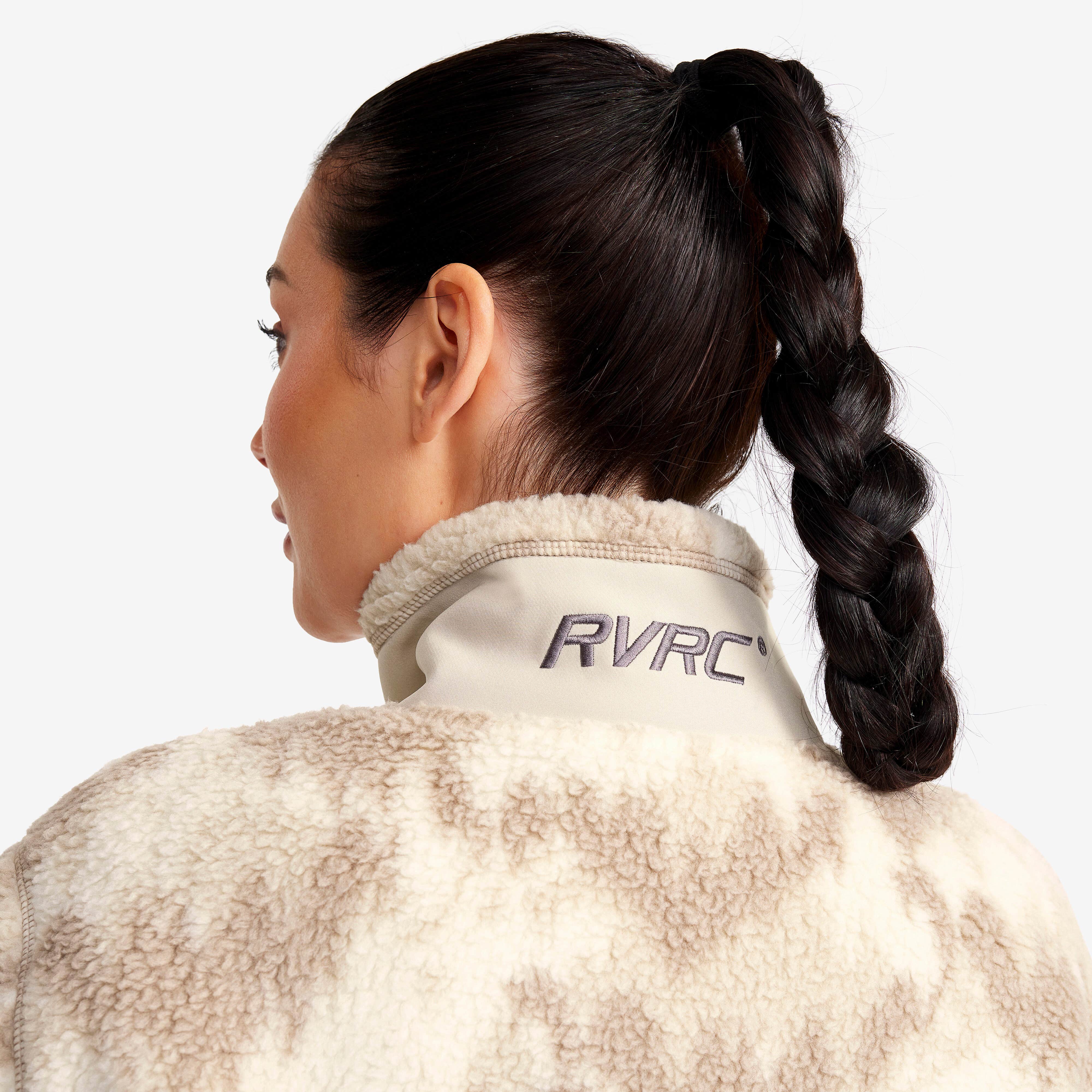 High Pile Fleece Femme Oatmeal