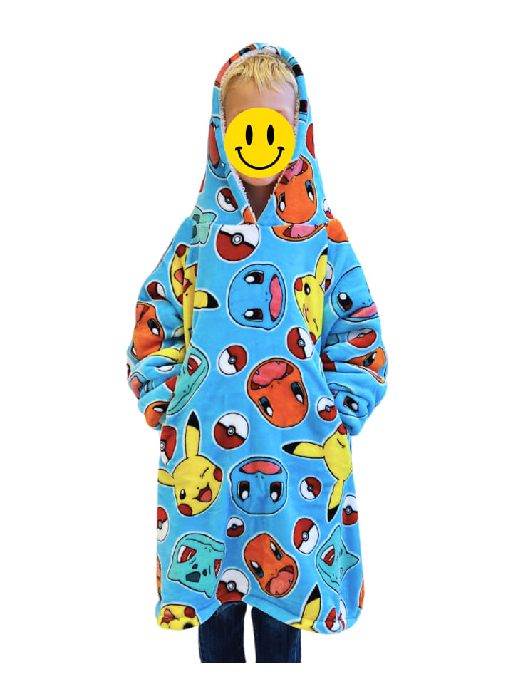 Pokémon Kapuzen-Fleecedecke 