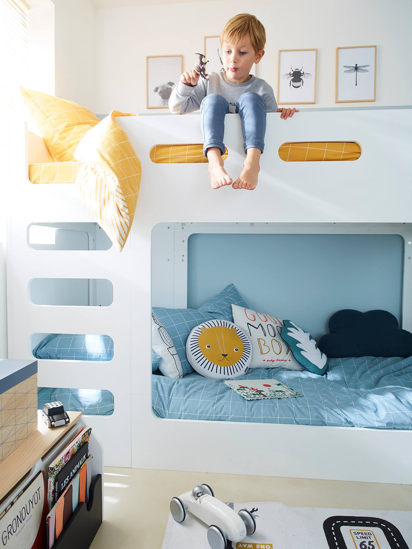 Vertbaudet Kinder Etagenbett FUJI - weiß