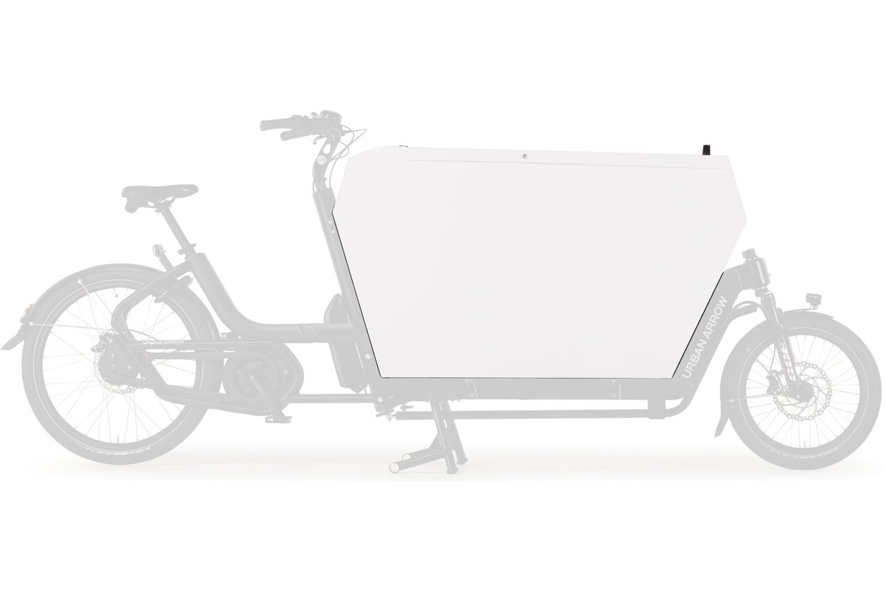 Urban Arrow Aluminium Kiste XL weiu00df