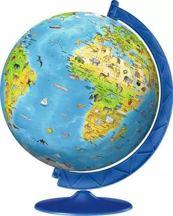 3D Puzzle Ball Kinderglobus in deutscher Sprache