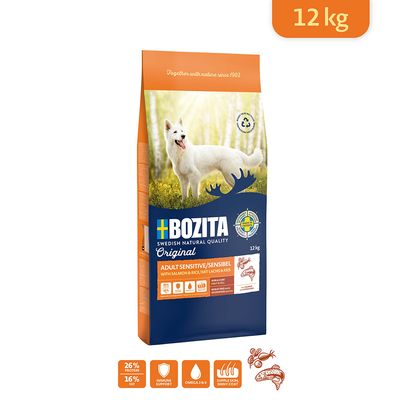 Bozita Original Adult Sensitive Haut & Fell mit Lachs & Reis - Weizenfrei
