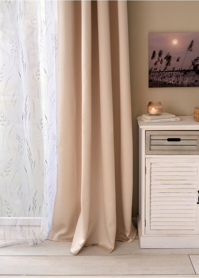 Jacquard Verdunkelungsvorhang (1er Pack)