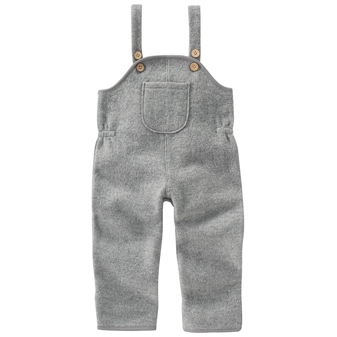 Baby Wollwalk-Latzhose mit Umschlagbündchen