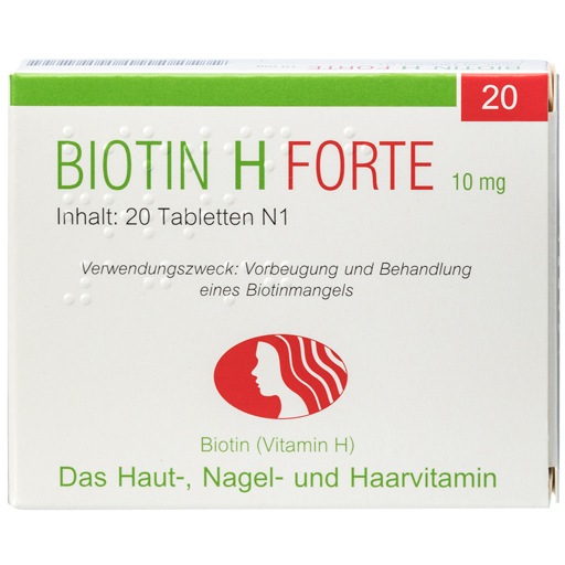 BIOTIN H forte 10 mg Tabletten  20 St  Tabletten