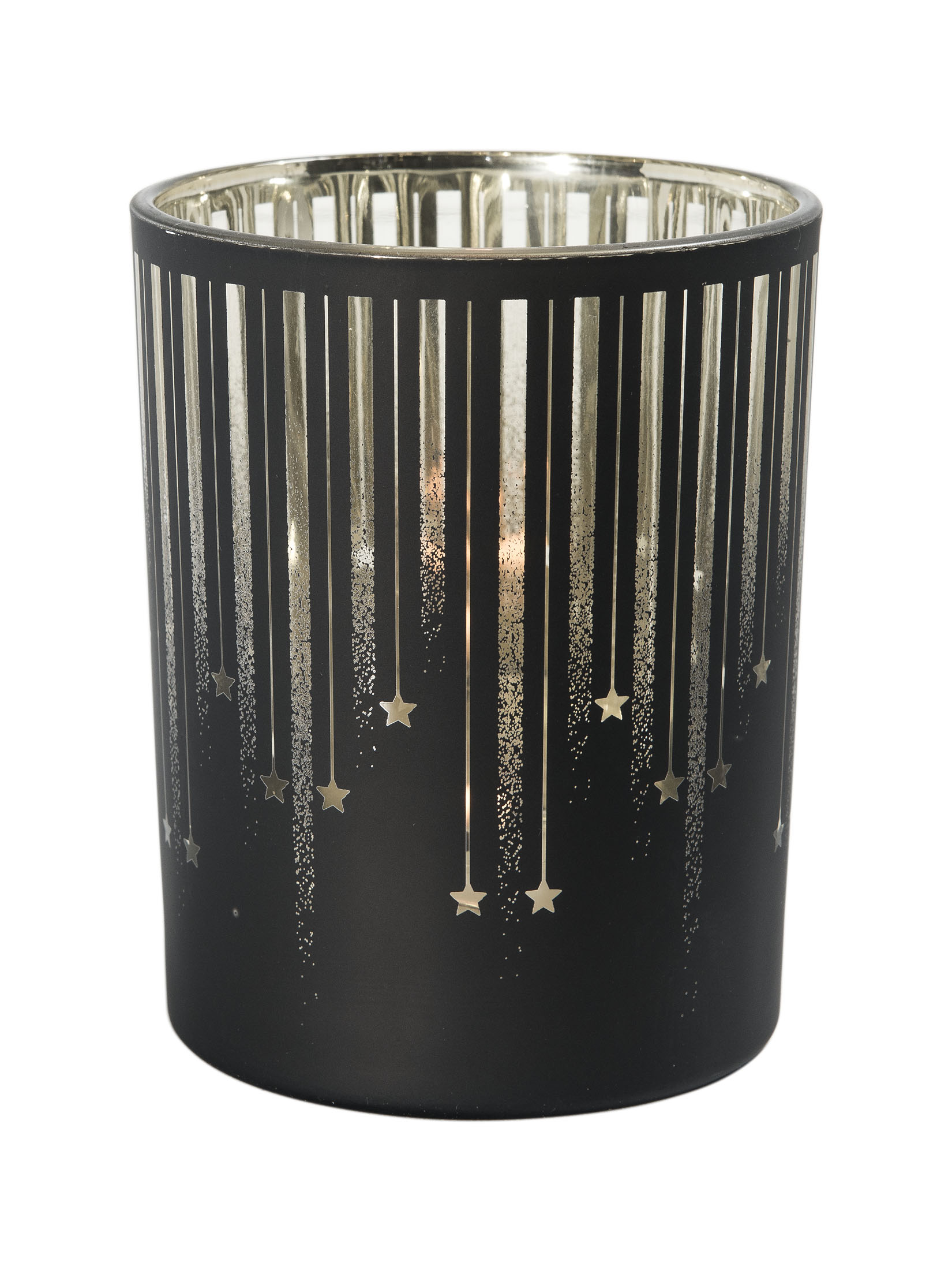 Starletti Windlicht, Schwarzgold