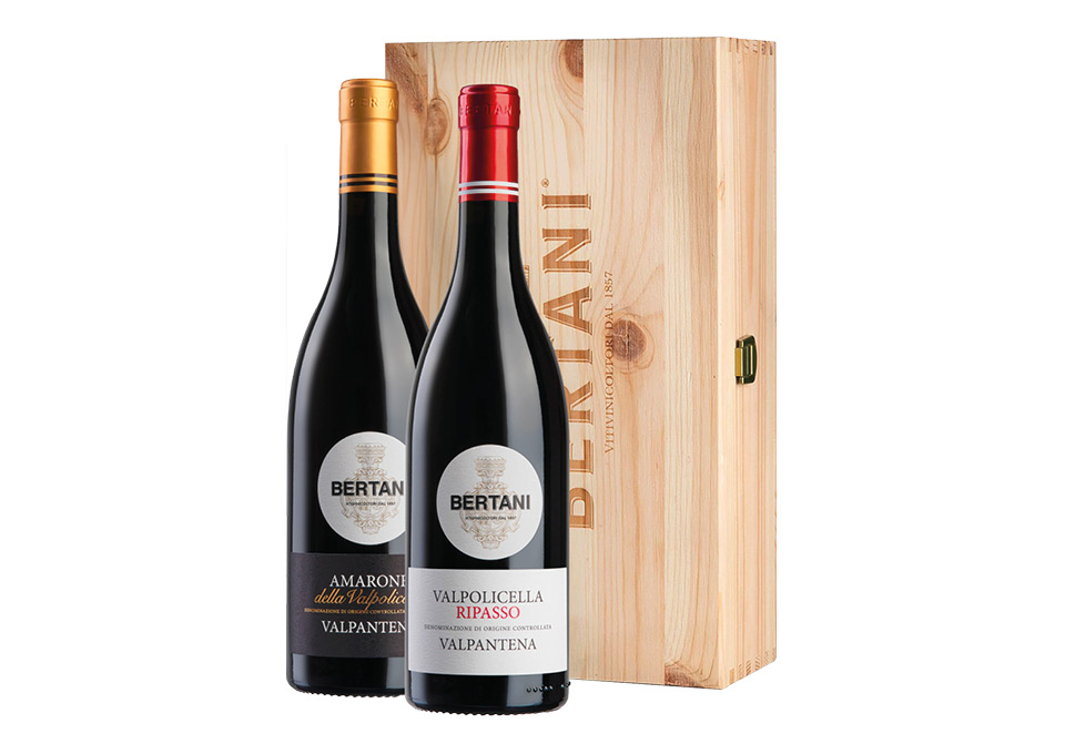 Amarone Valpantena DOCG, Valpolicella Ripasso DOC Bertani 2 bouteil...