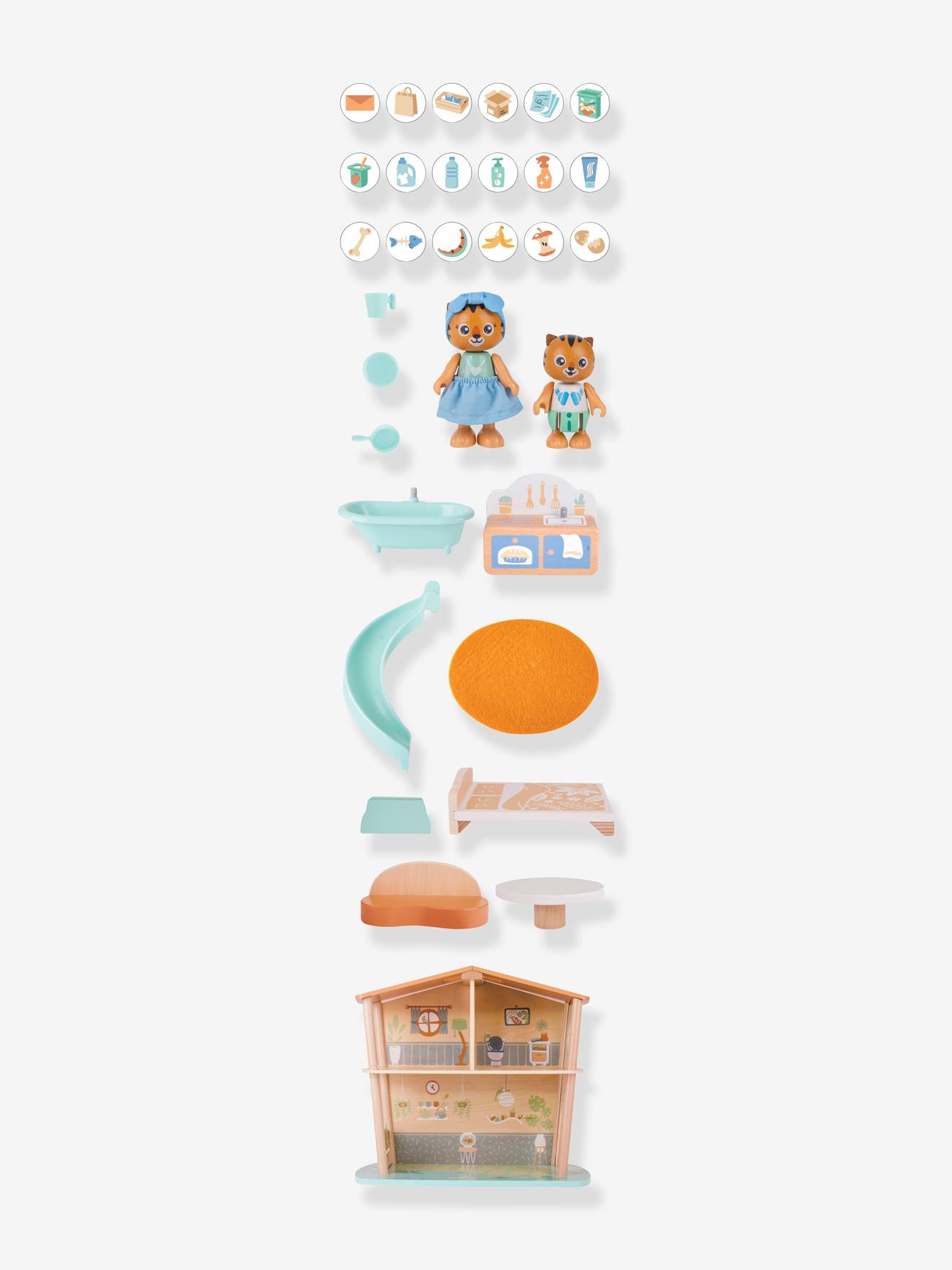 Hape Kinder Tigerhaus HAPE - orange