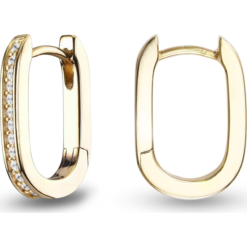 Jette Créoles 925 Argent Boucles d'oreilles