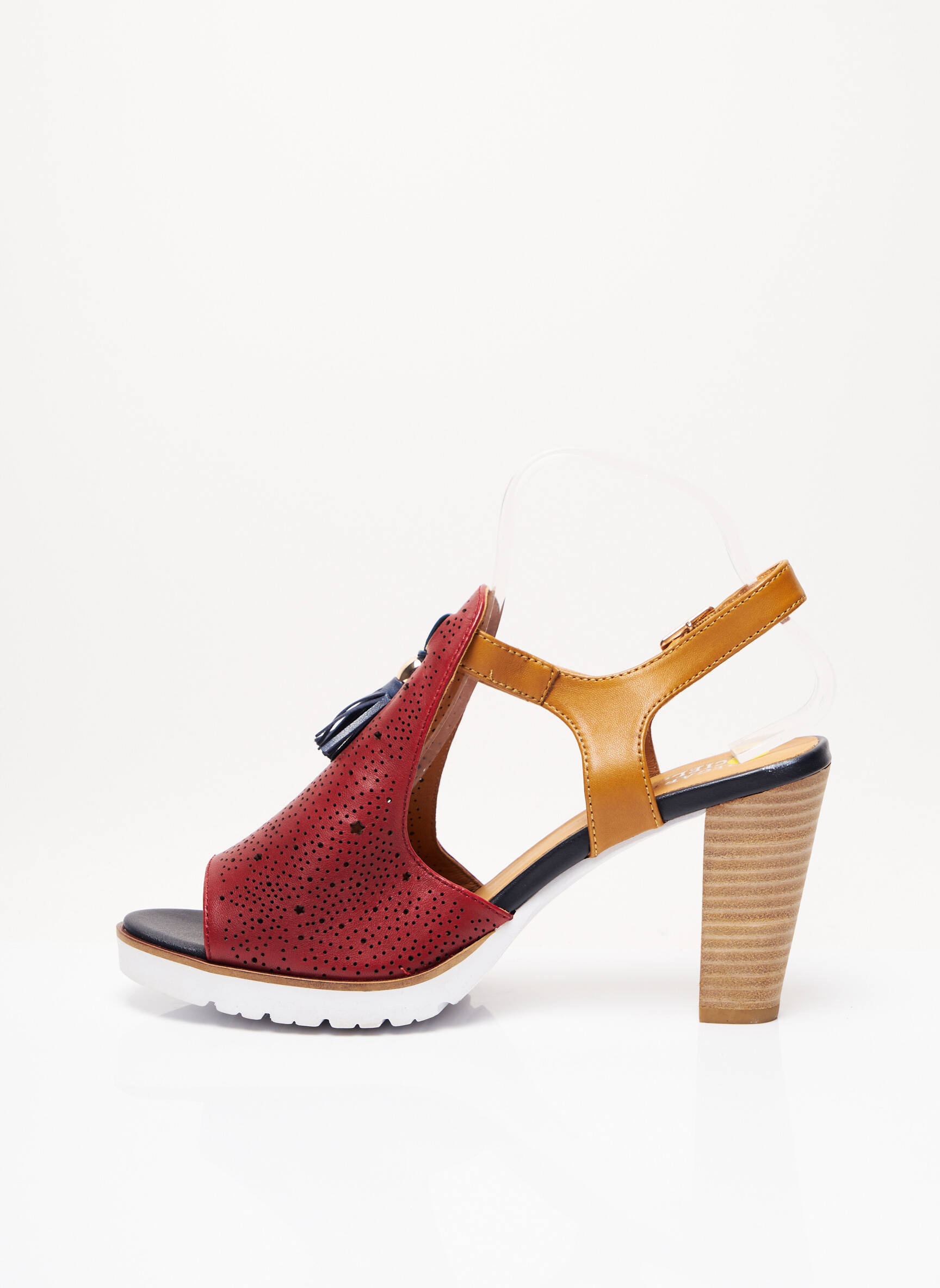 Regarde Le Ciel Sandales Nu Pieds Femme couleur rouge