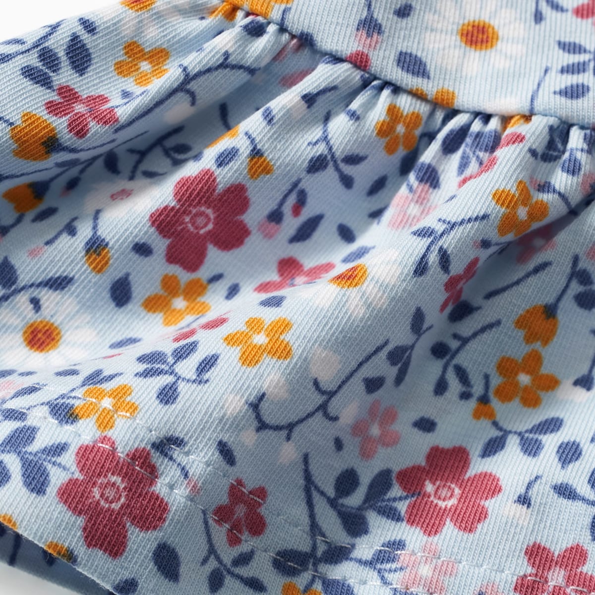 Kleid Pro Climate mit Blumen-Muster, hellblau, Gr. 122, 1 St